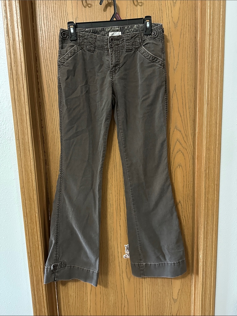 Maurices Women's Brown Flare Jeans - Casual Wide Leg